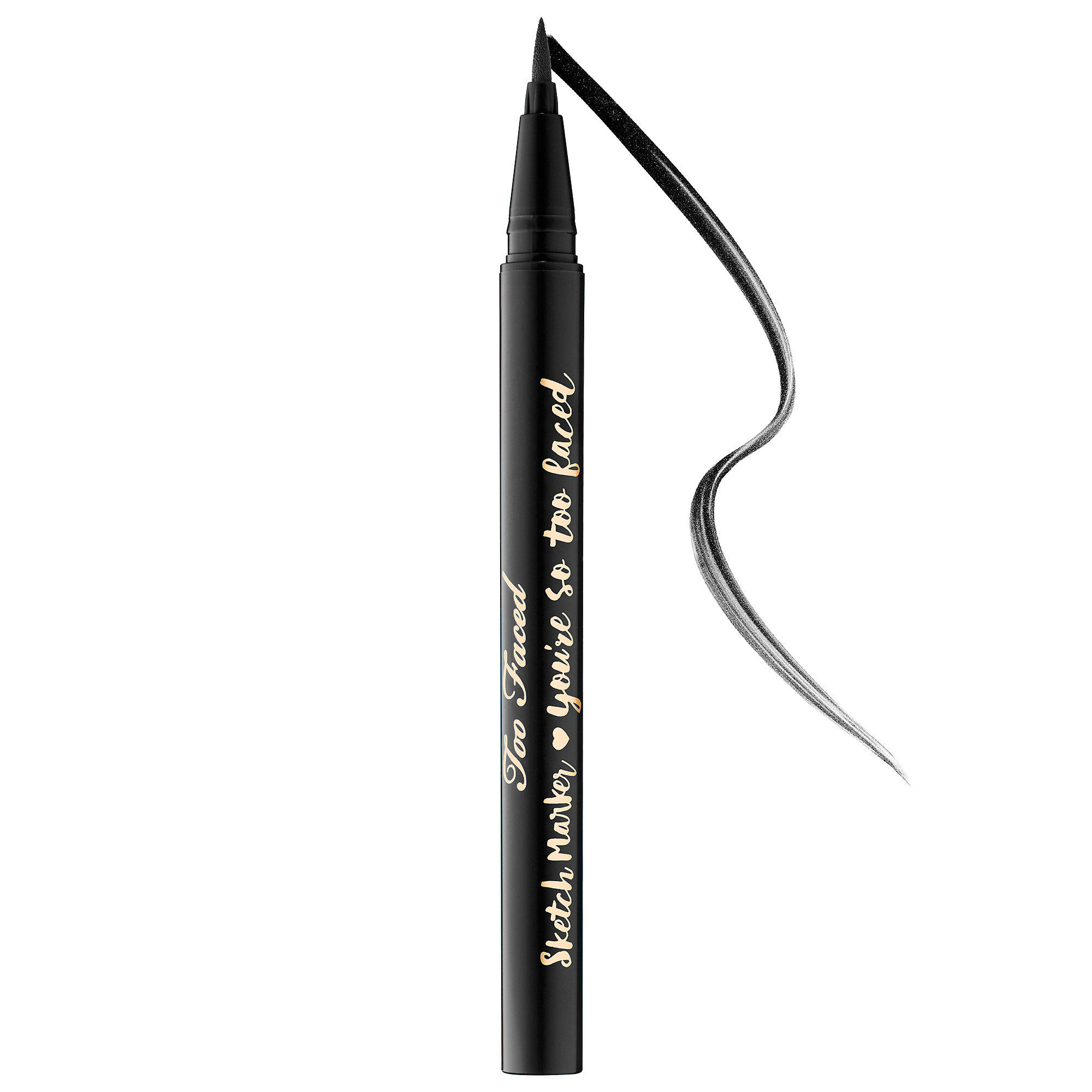 Too Faced Sketch Marker Liquid Art Eyeliner Black | Glambot.com - Best